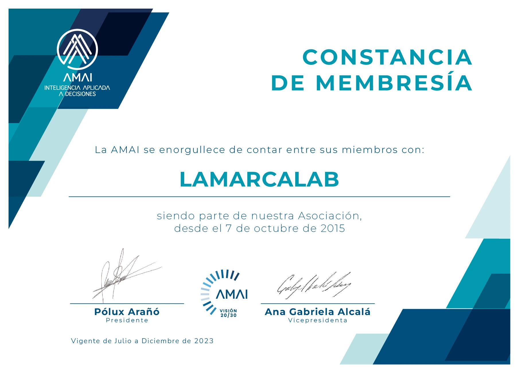 Certification AMAI